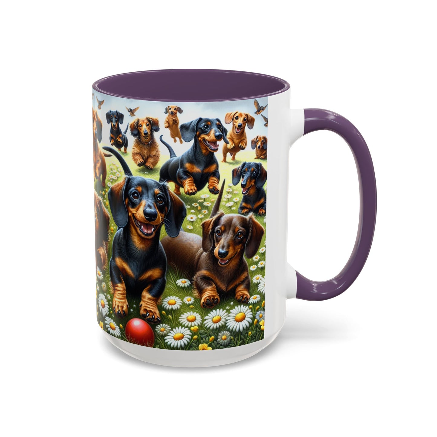 Dachshund Accent Coffee Mug - Perfect Gift for Dog Lovers