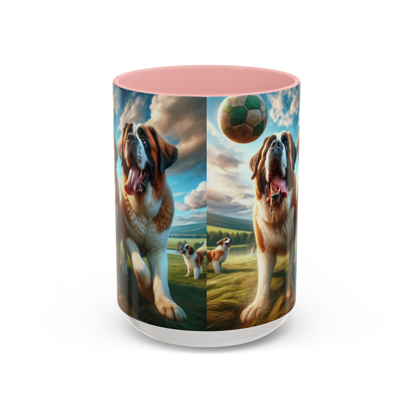 Saint Bernard Accent Coffee Mug - Perfect Gift for Dog Lovers