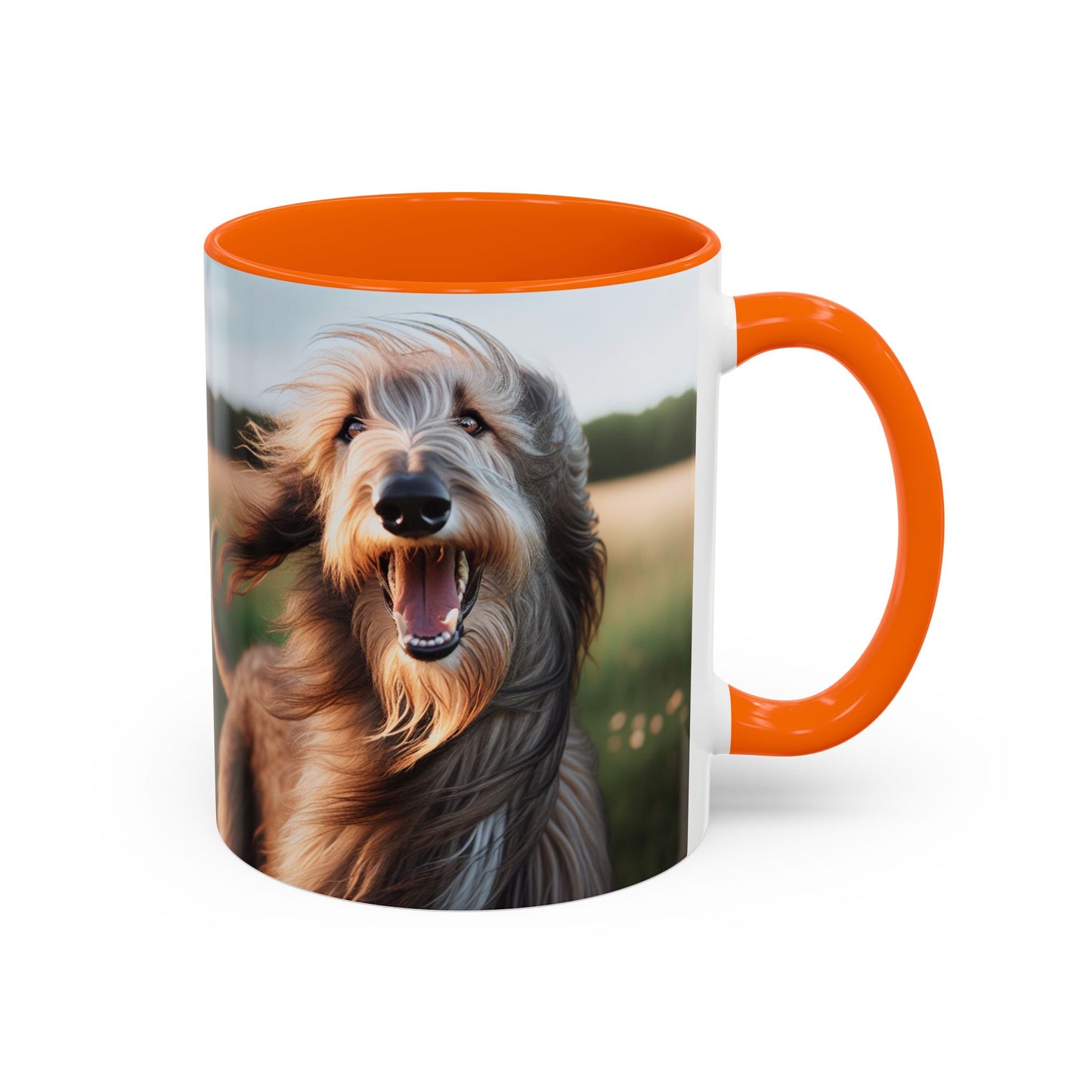 Scottish Deerhound Accent Coffee Mug - Perfect Gift for Dog Lovers