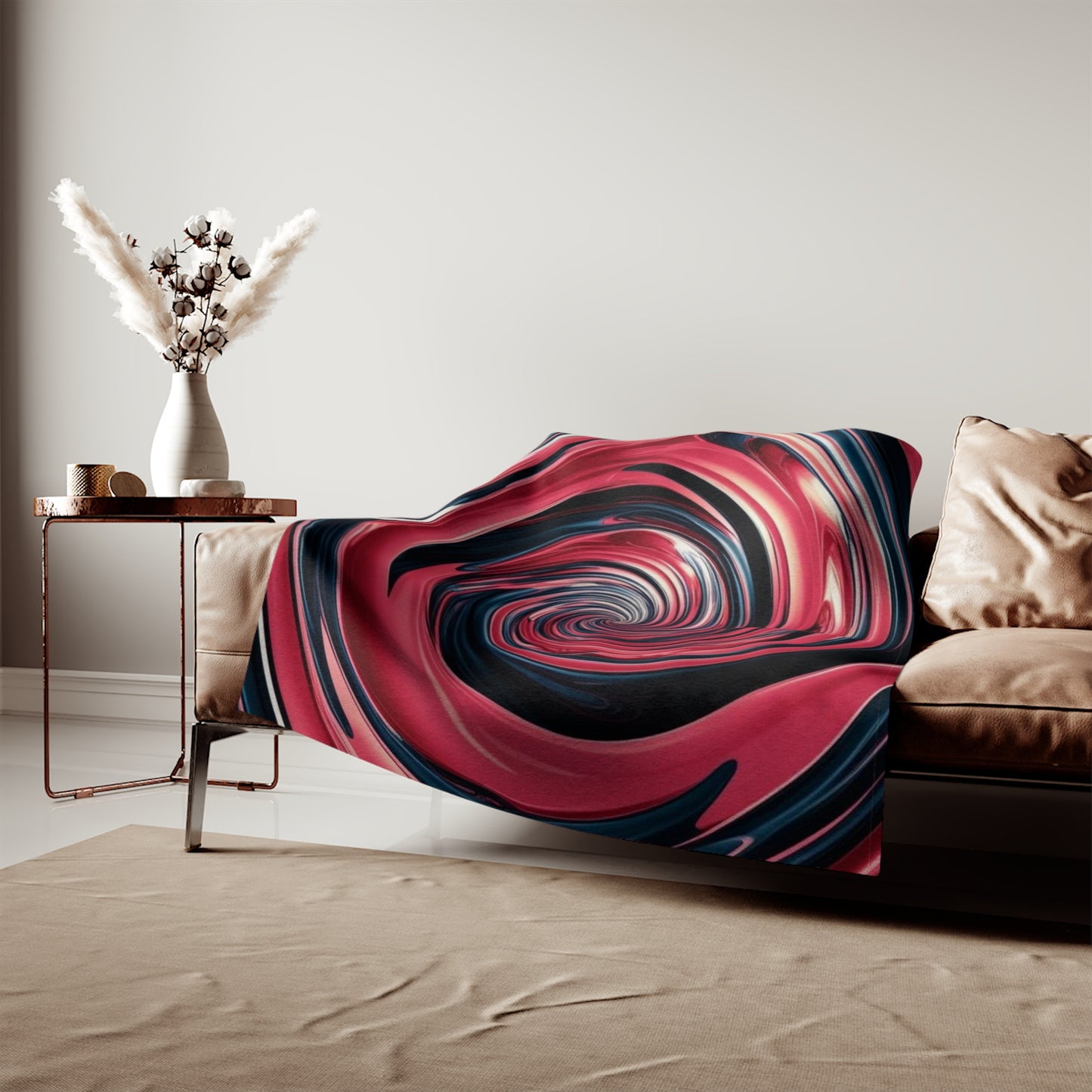 Optical Illusion Sweatshirt Blanket