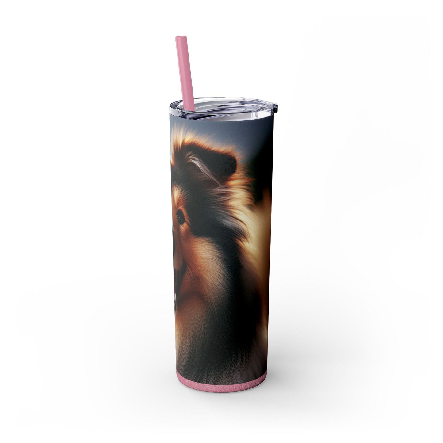 Vaso Collie con pajita, 20 oz