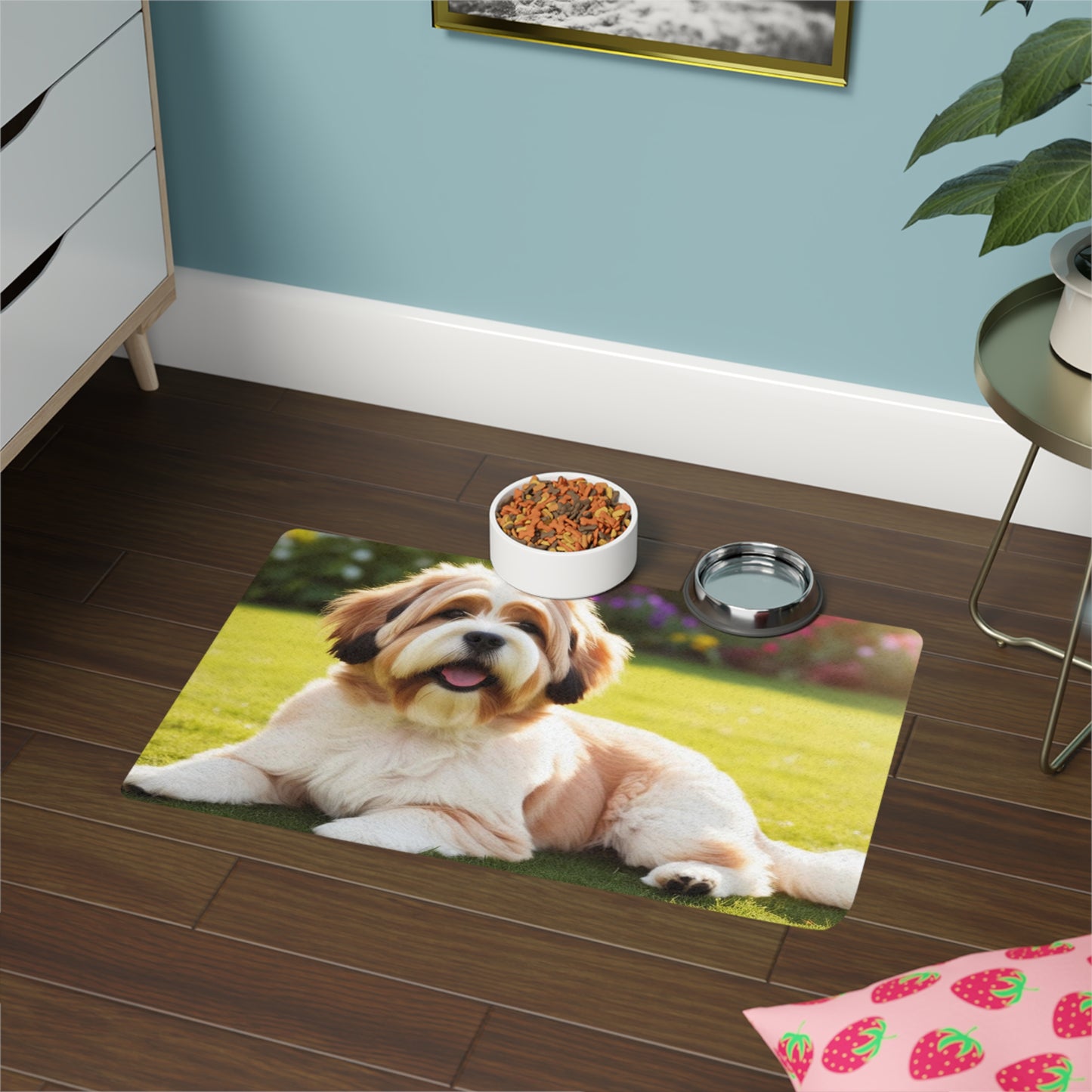 Pet Food Mat (12x18) - Lhasa Apso