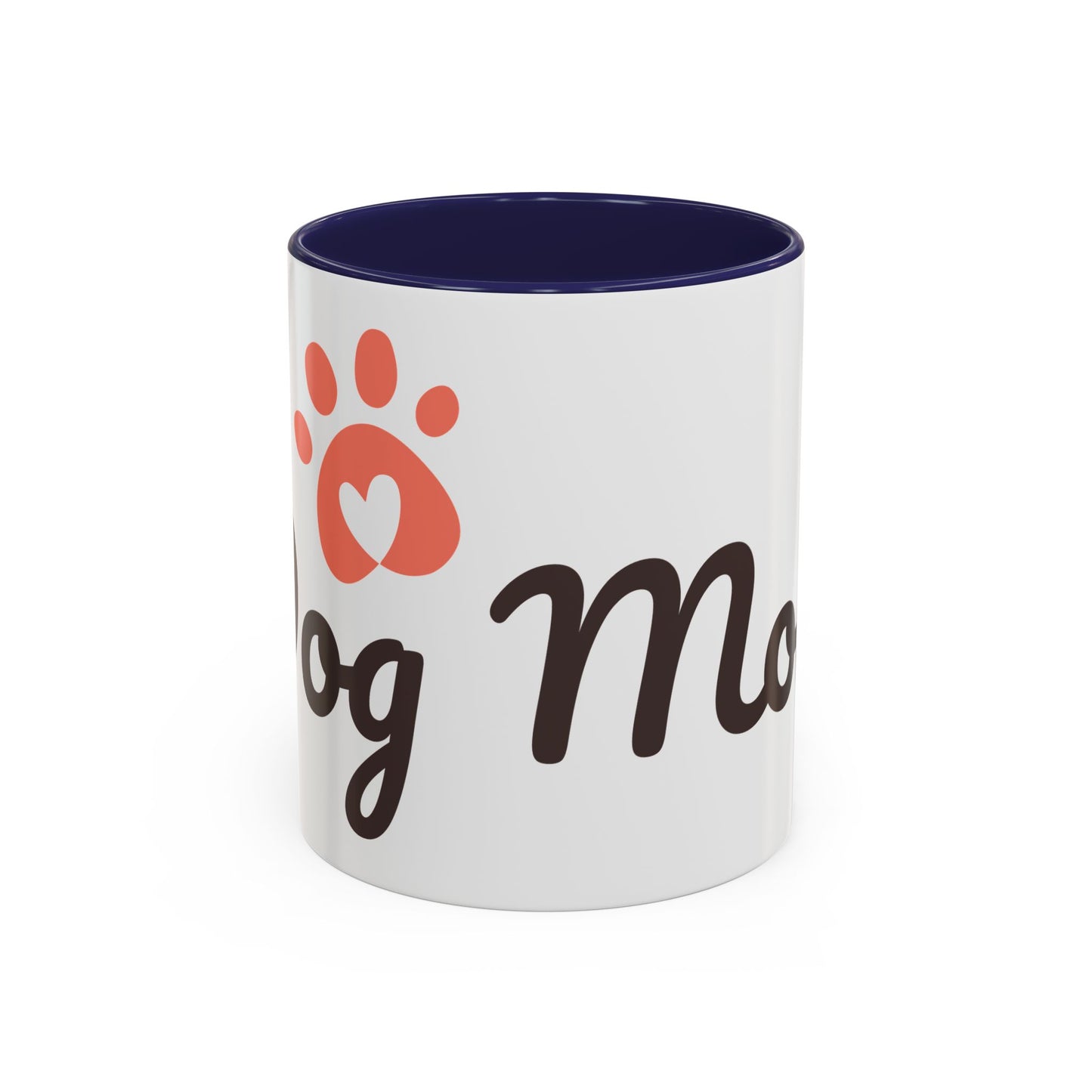 Dog Mom Accent Coffee Mug - Perfect Gift for Dog Lovers