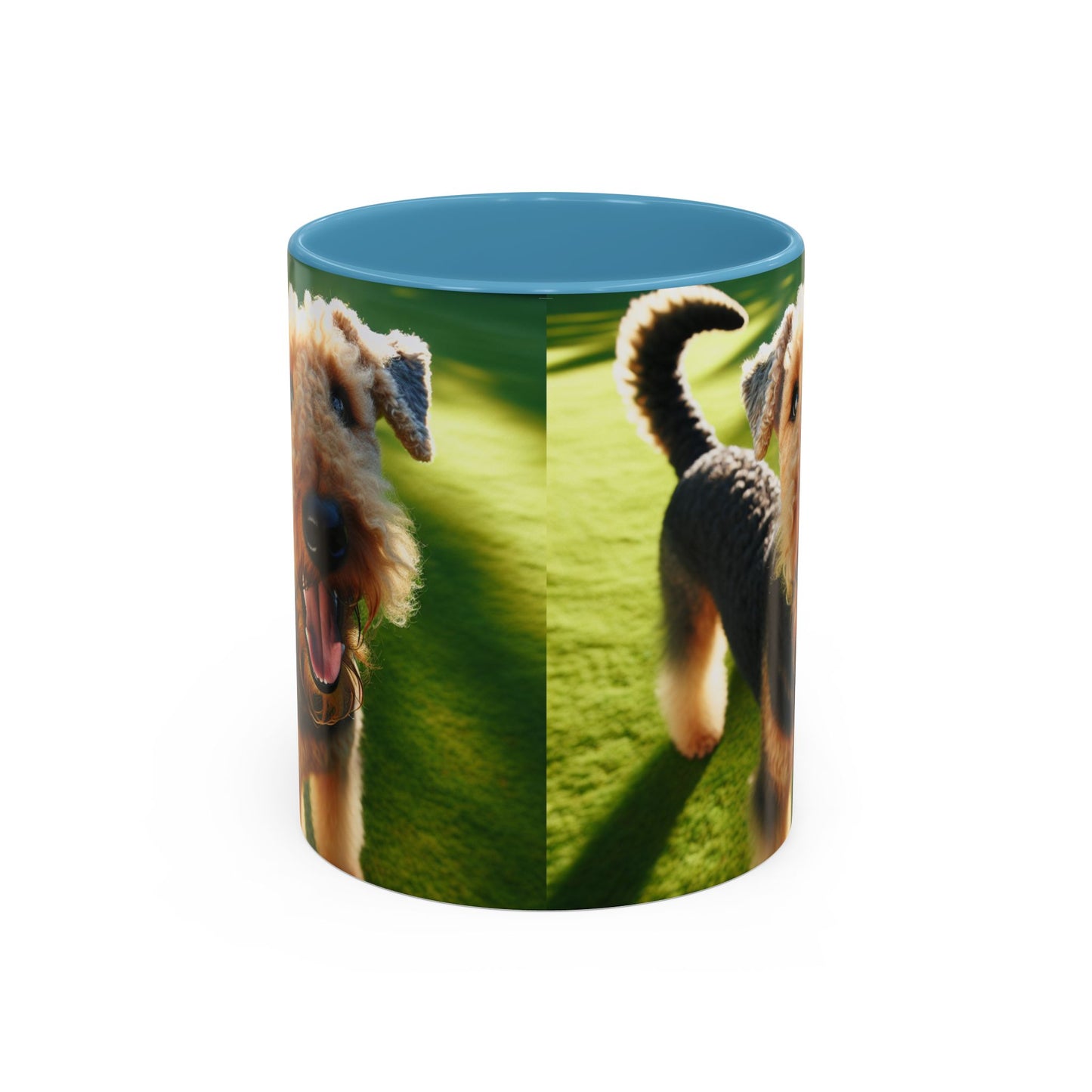 Airedale Terrier Accent Coffee Mug - Perfect Gift for Dog Lovers