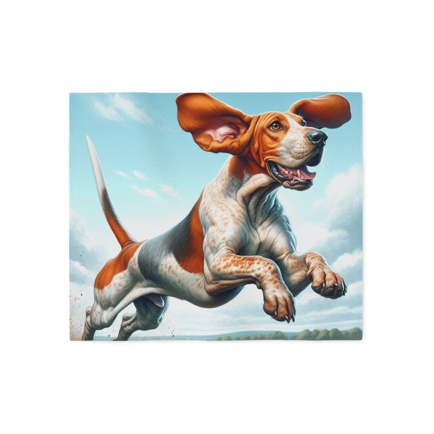 American English Coonhound Sweatshirt Blanket