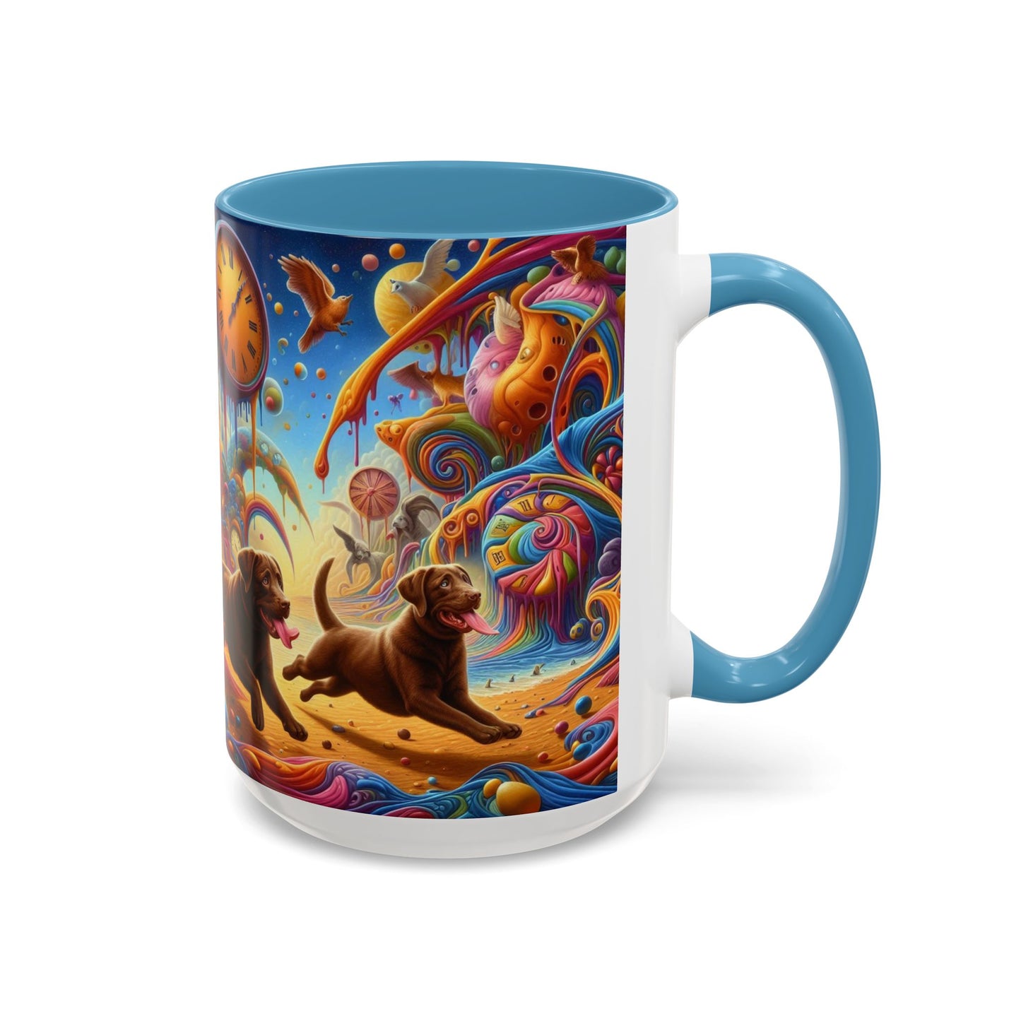 Chocolate Labrador Accent Coffee Mug - Perfect Gift for Dog Lovers