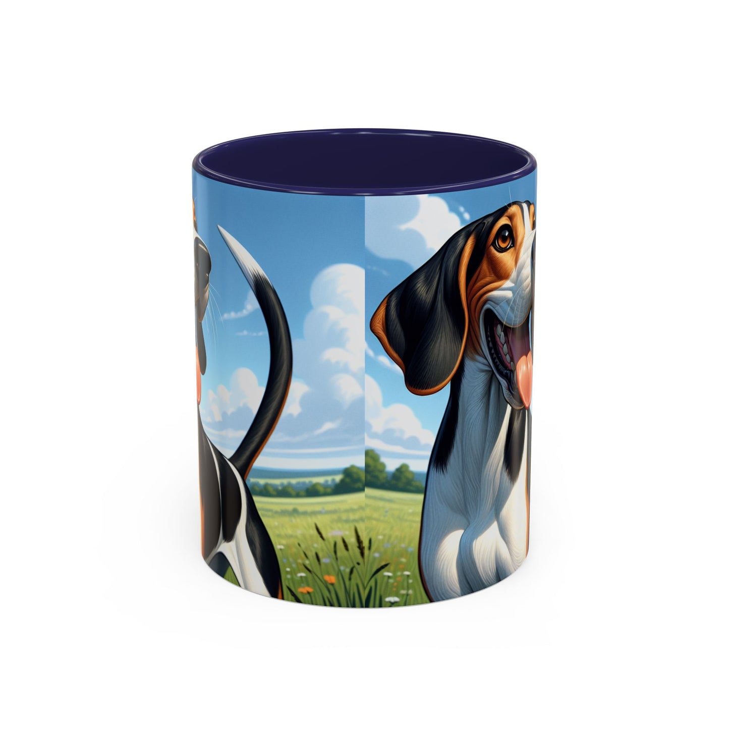 Treeing Walker Coonhound Accent Coffee Mug - Perfect Gift for Dog Lovers