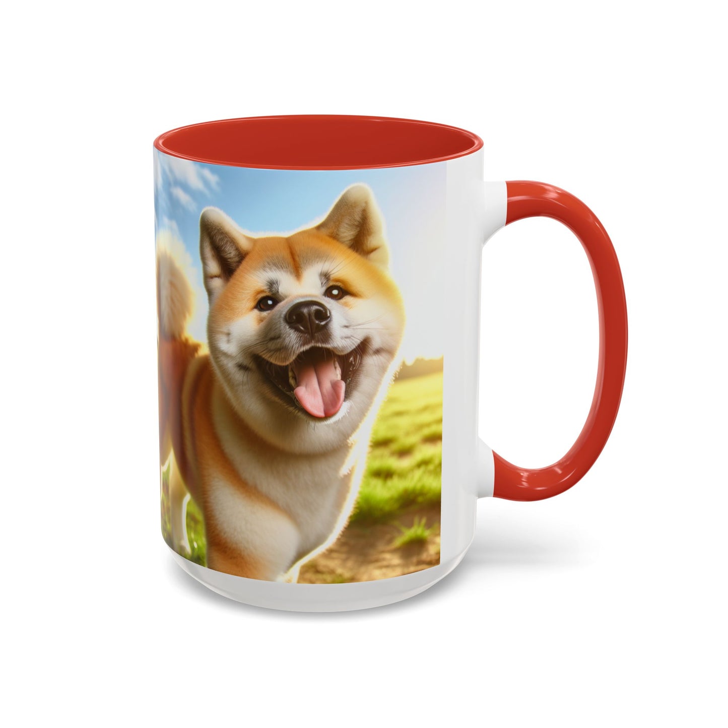 Akita Accent Coffee Mug - Perfect Gift for Dog Lovers