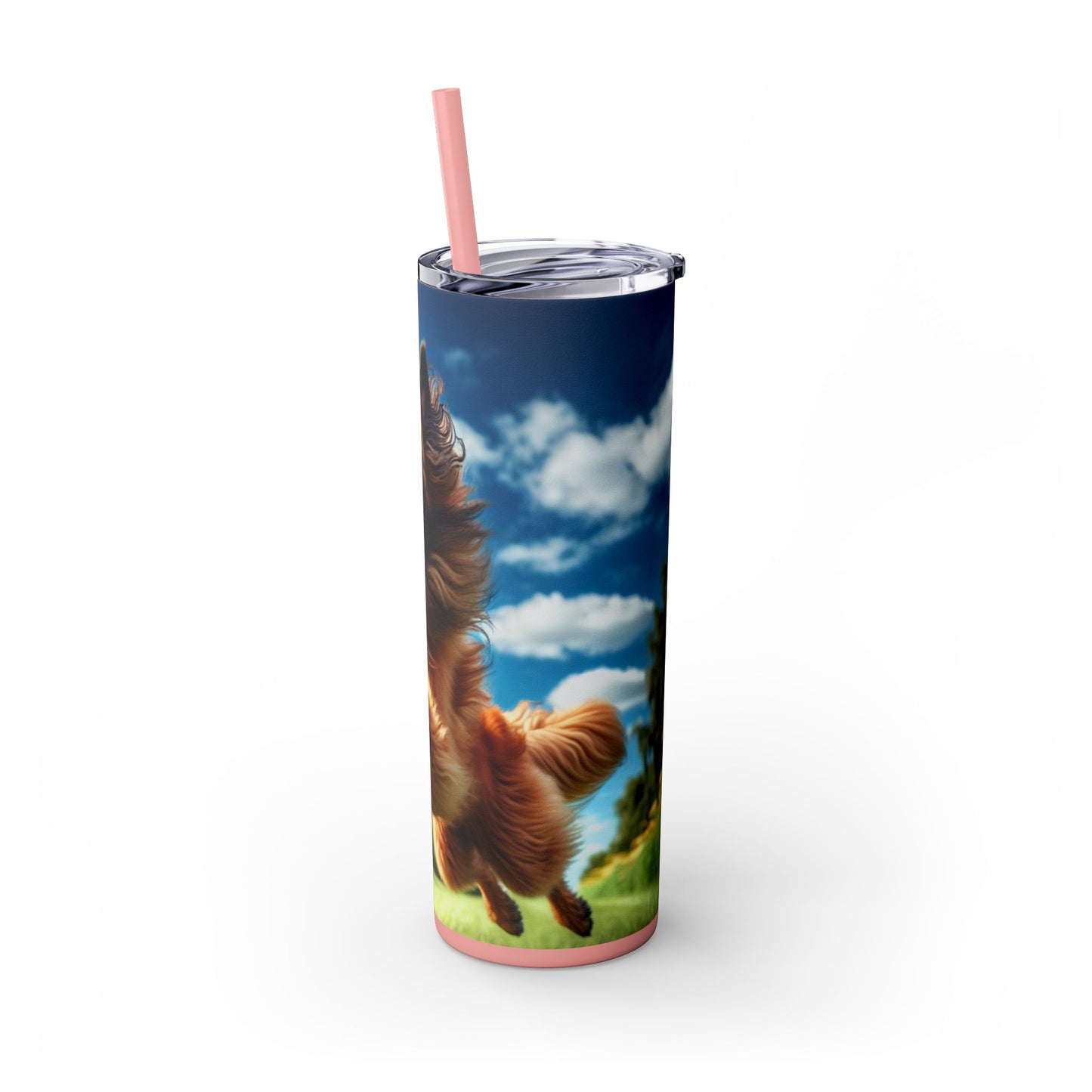 Belgian Shepherd Dog Laekenois Tumbler with Straw, 20oz