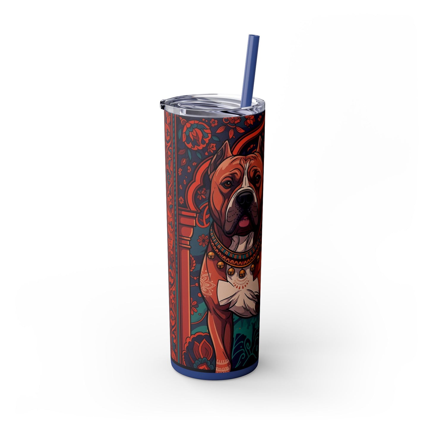 Bully Kutta Skinny Tumbler with Straw, 20oz