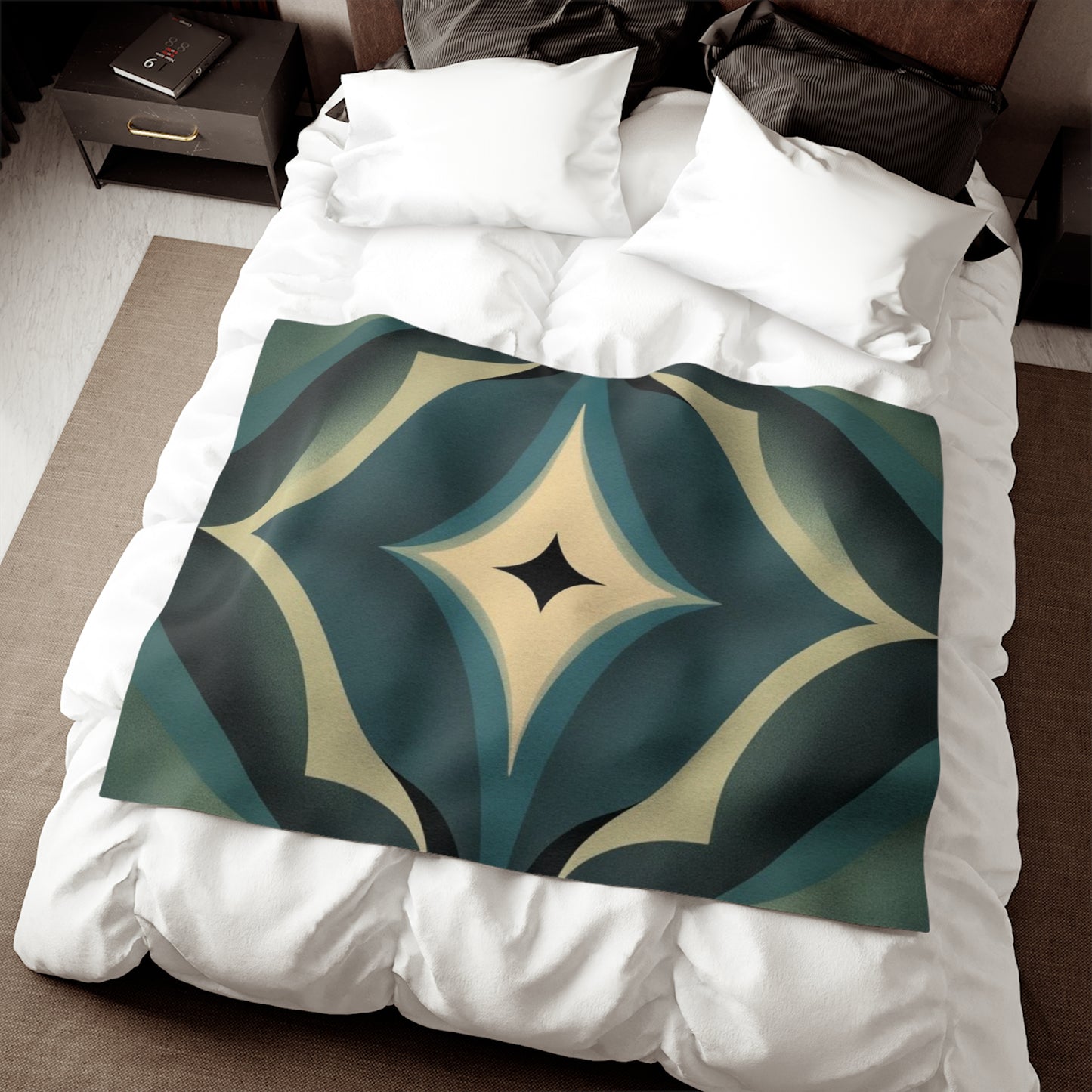 Optical Illusion Sweatshirt Blanket
