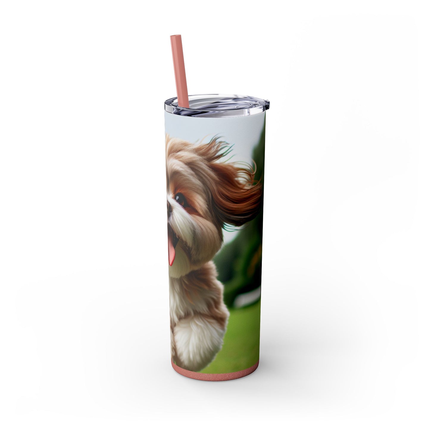Lhasalier Tumbler with Straw, 20oz