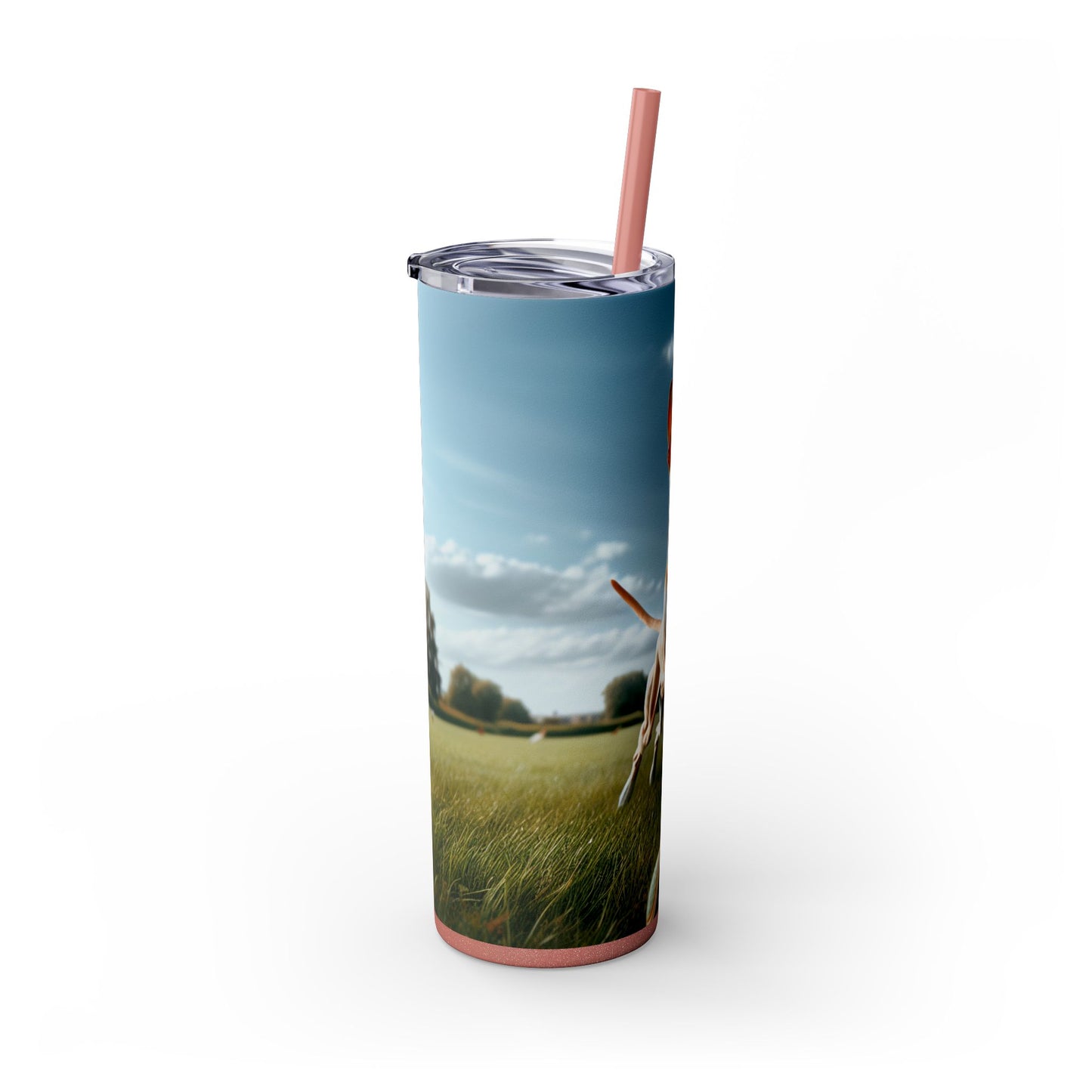 Ibizan Hound Tumbler with Straw, 20oz