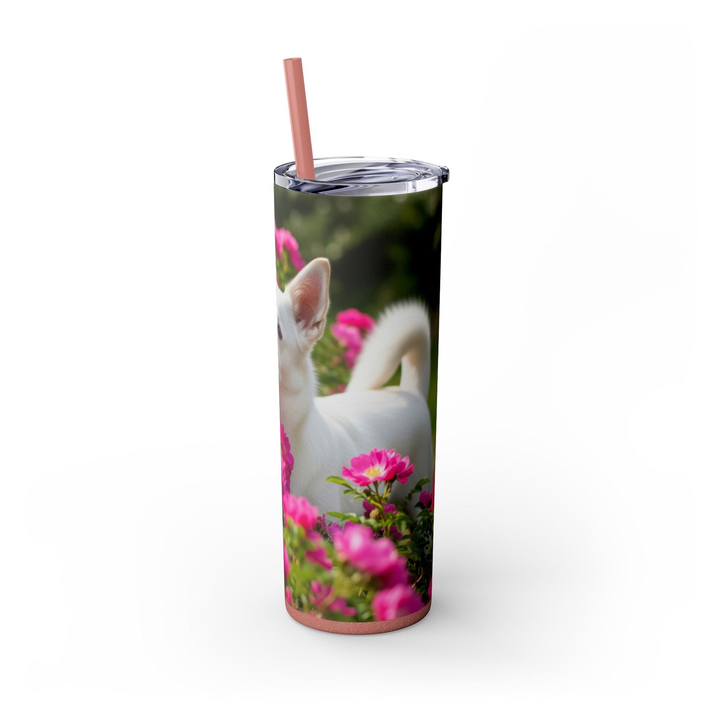 Norrbottenspets Skinny Tumbler with Straw, 20oz