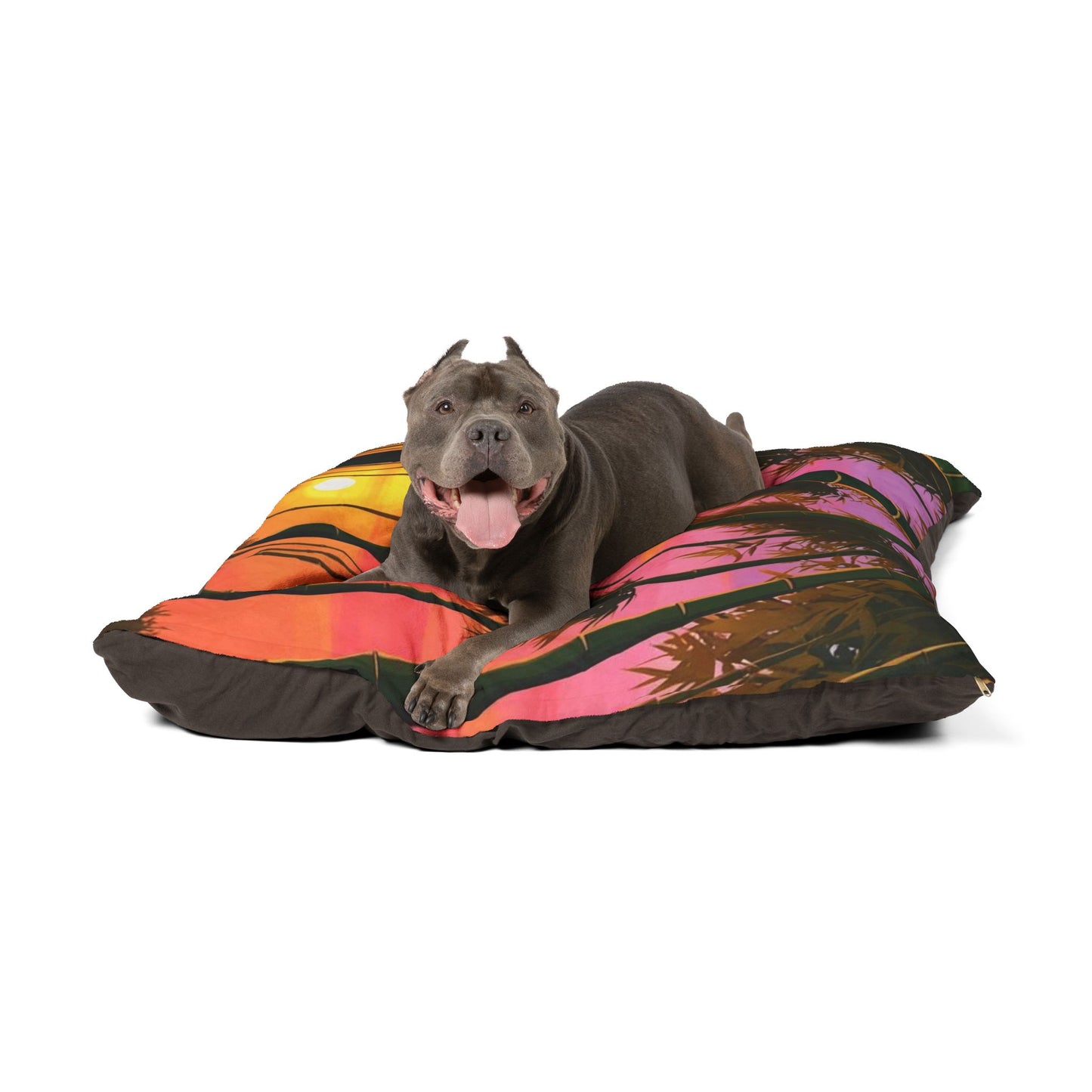 Bamboo Forest Sunrise Pet Bed