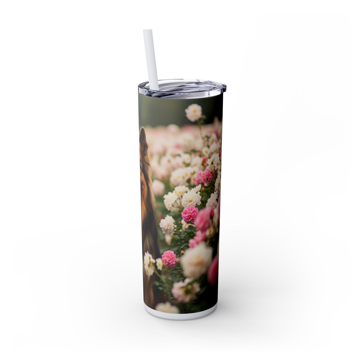 Bohemian Shepherd Tumbler with Straw, 20oz