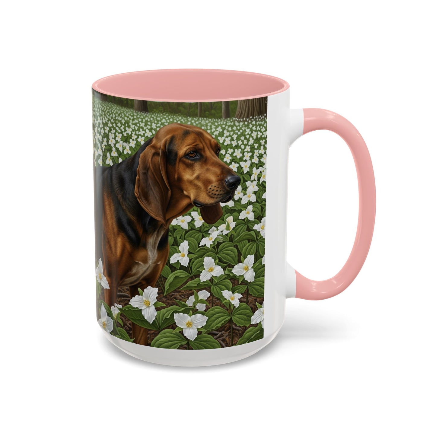 Treeing Walker Coonhound Accent Coffee Mug - Perfect Gift for Dog Lovers