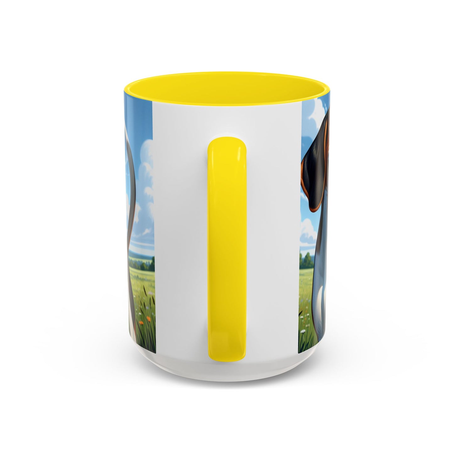 Treeing Walker Coonhound Accent Coffee Mug - Perfect Gift for Dog Lovers