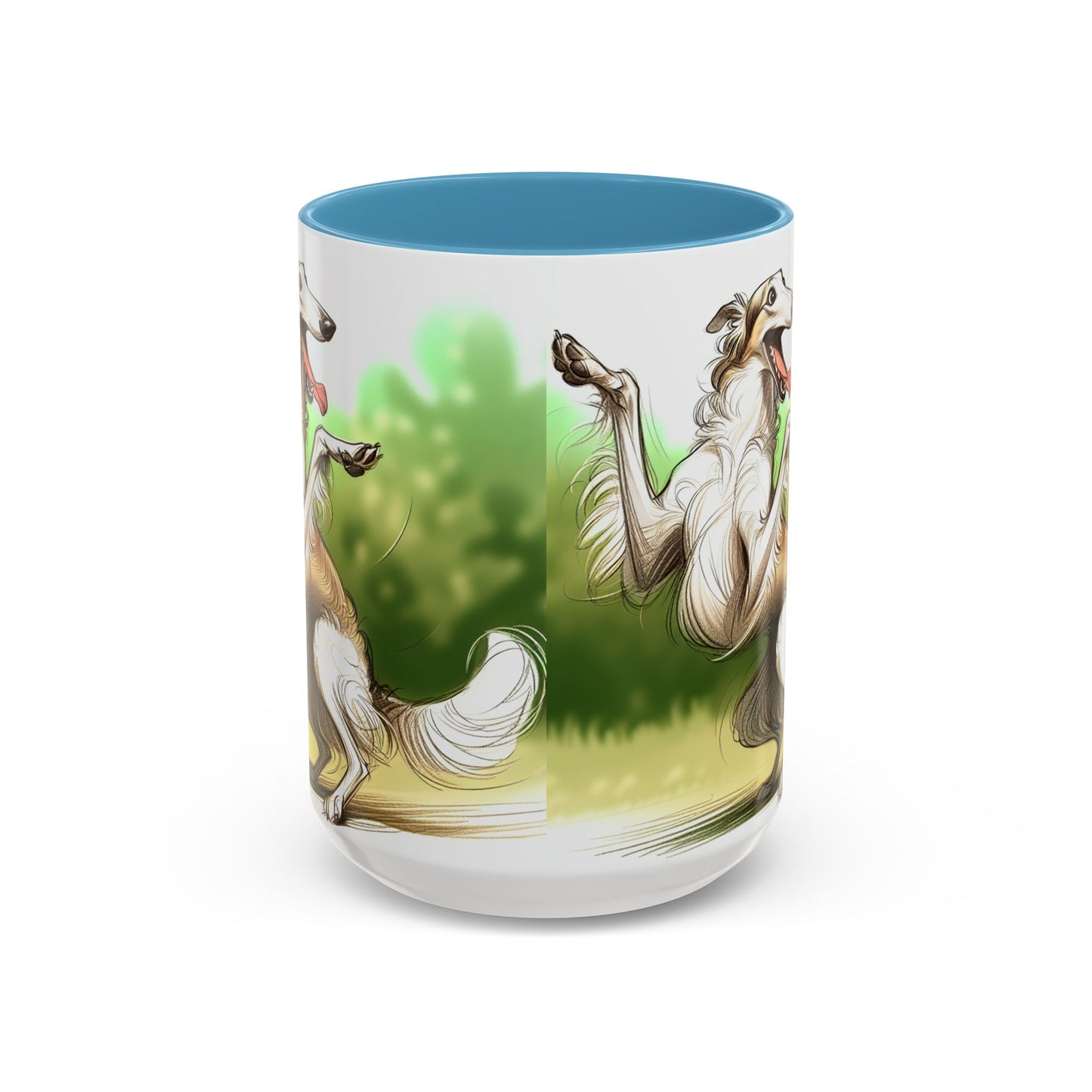 Borzoi Accent Coffee Mug - Perfect Gift for Dog Lovers