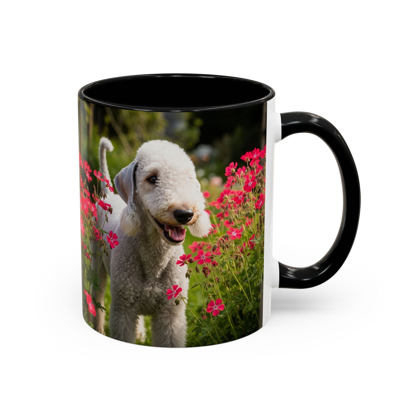 Bedlington Terrier Accent Coffee Mug - Perfect Gift for Dog Lovers
