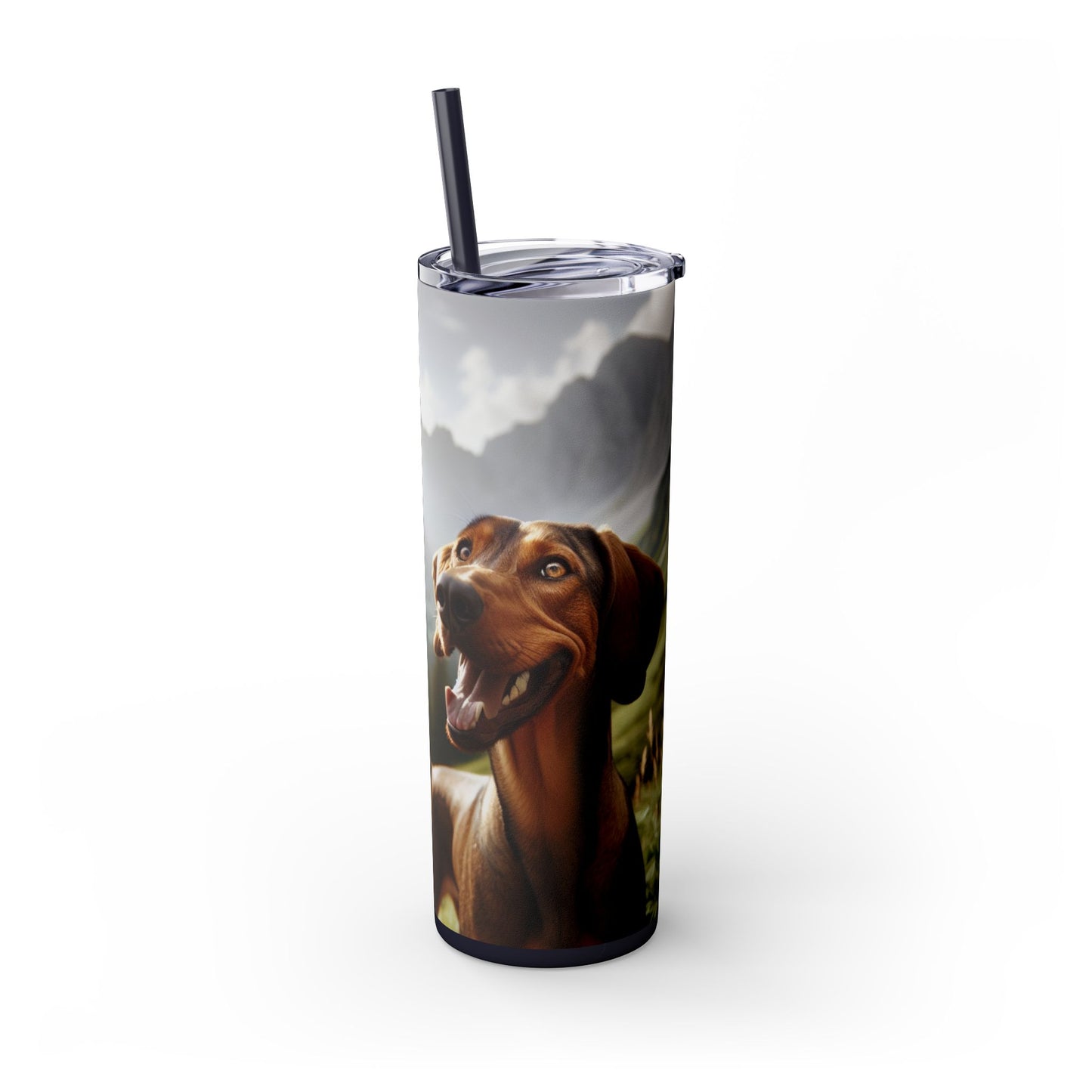 Bavarian Mountain Scent Hound Tumbler with Straw, 20oz