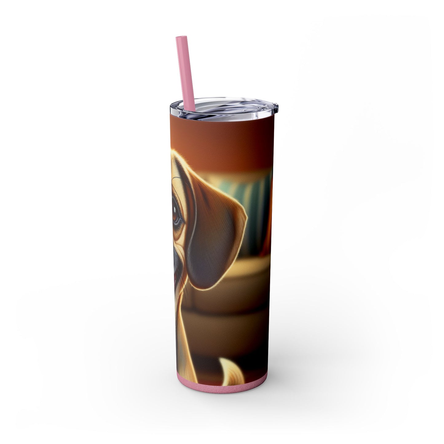 Puggle Tumbler with Straw, 20oz