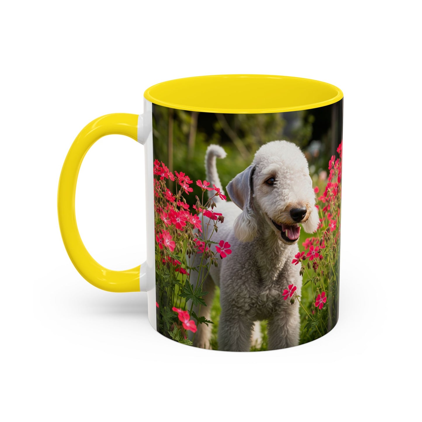 Bedlington Terrier Accent Coffee Mug - Perfect Gift for Dog Lovers