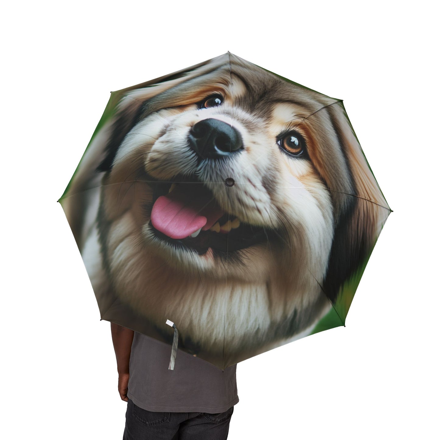 Tibetan Kyi Apso Semi-Automatic Foldable Umbrella