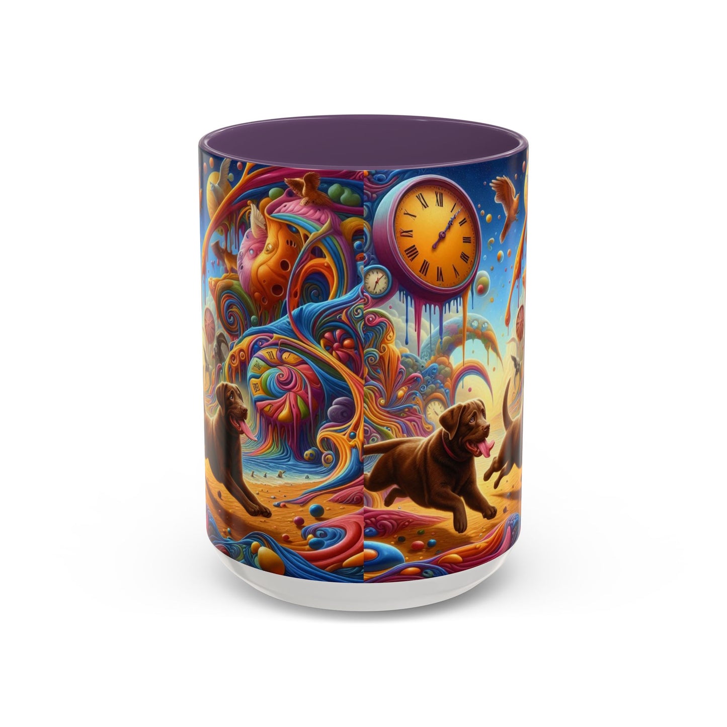Chocolate Labrador Accent Coffee Mug - Perfect Gift for Dog Lovers