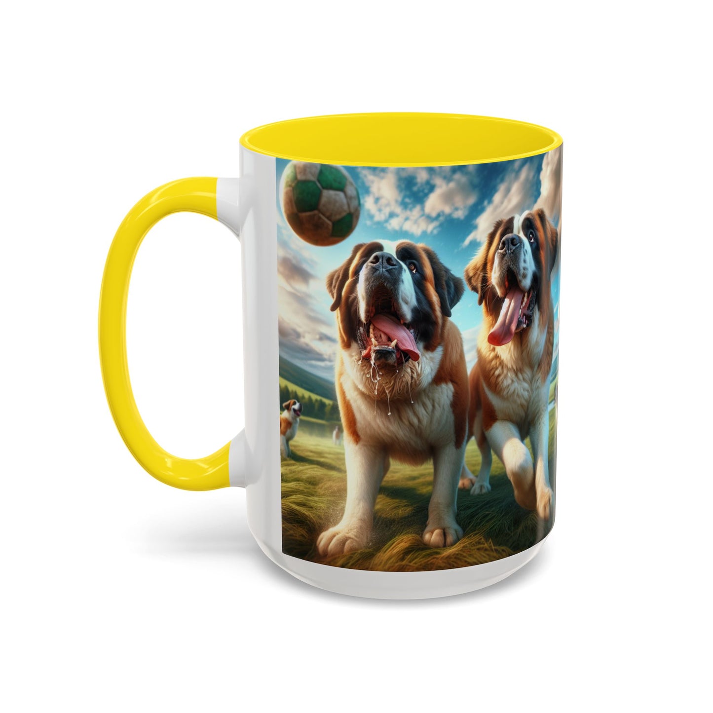 Saint Bernard Accent Coffee Mug - Perfect Gift for Dog Lovers
