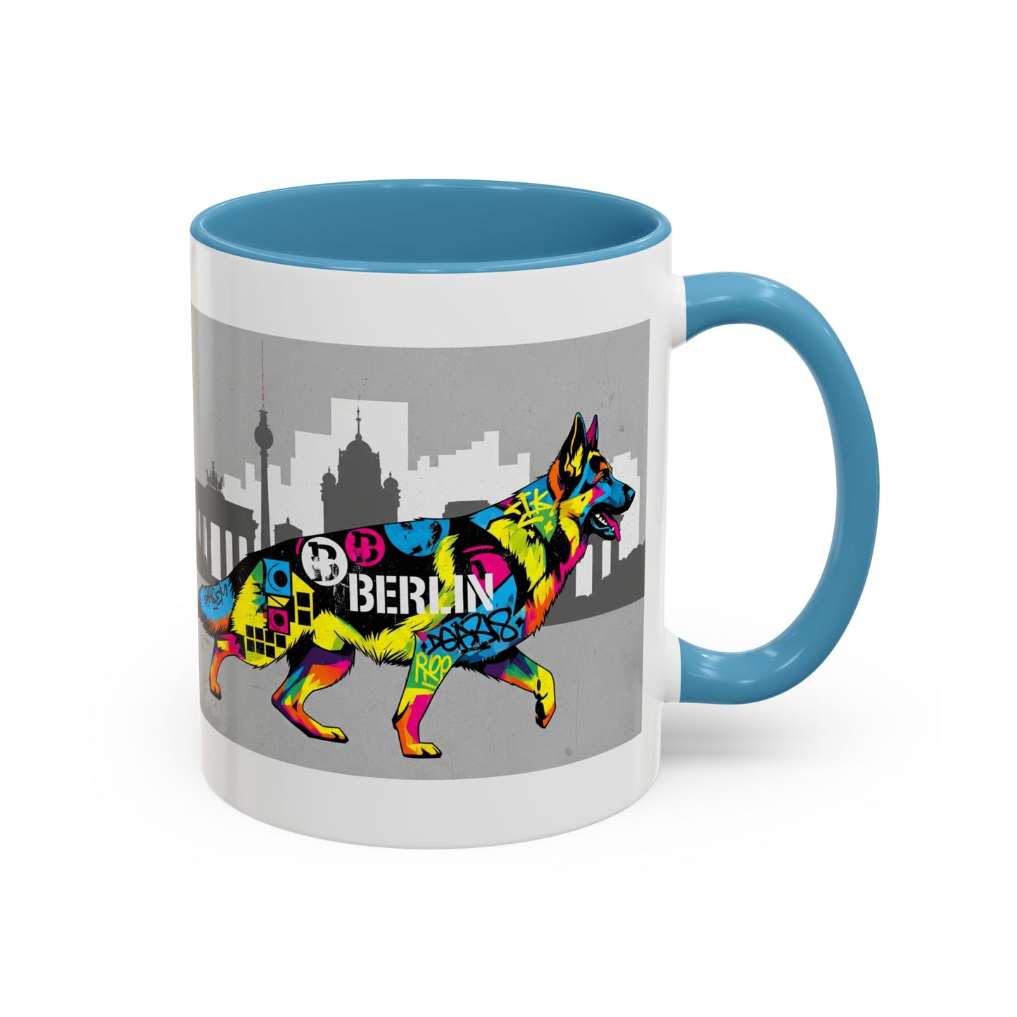 German Shepherd Accent Coffee Mug - Perfect Gift for Dog Lovers