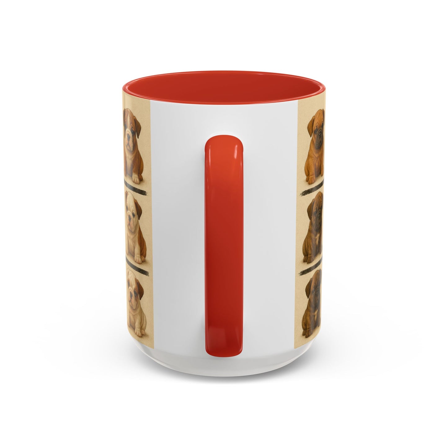 Bulldog puppies Accent Coffee Mug - Perfect Gift for Dog Lovers