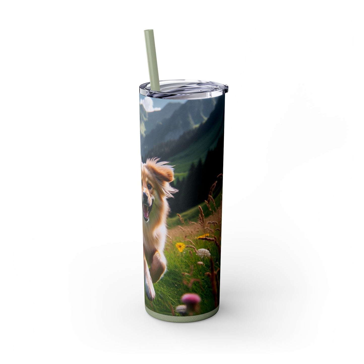 Romanian Carpathian Shepherd Tumbler with Straw, 20oz