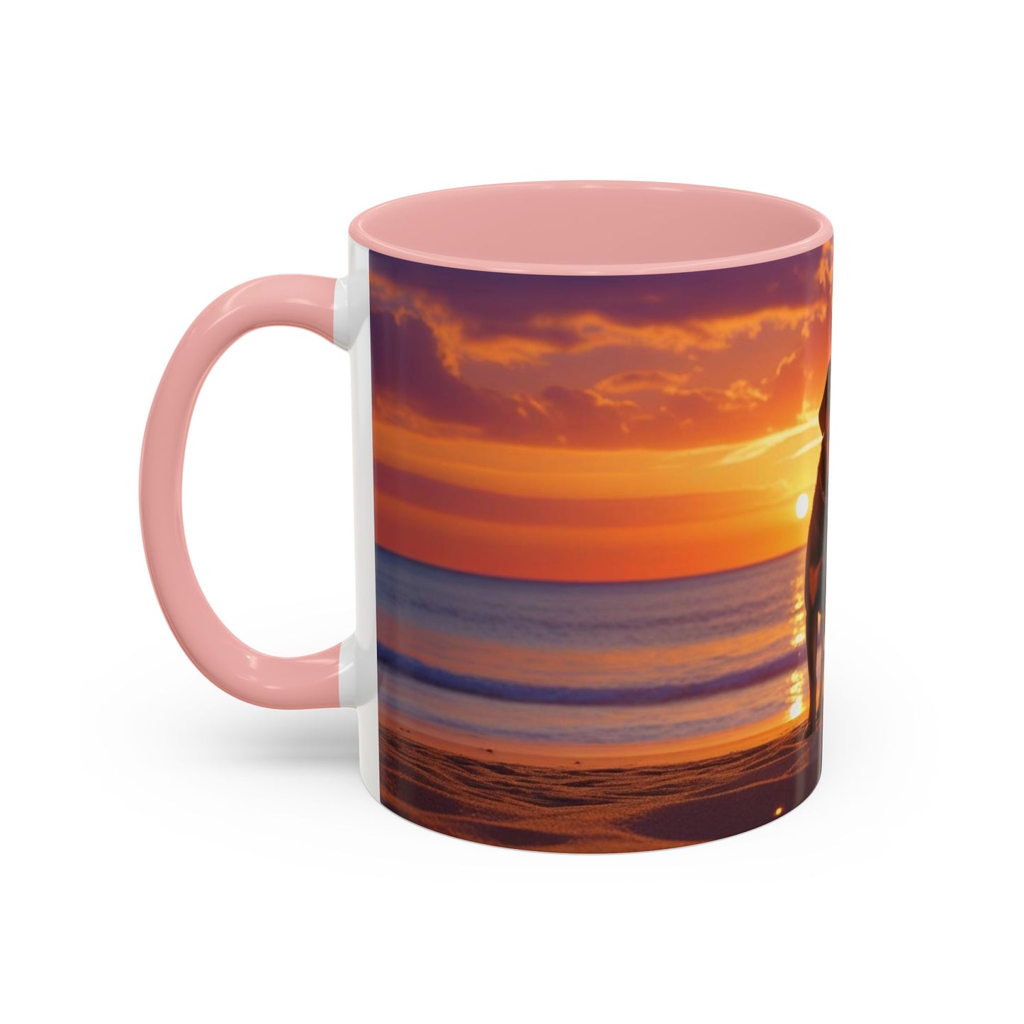 Rottweiler Love Accent Coffee Mug - Perfect Gift for Dog Lovers