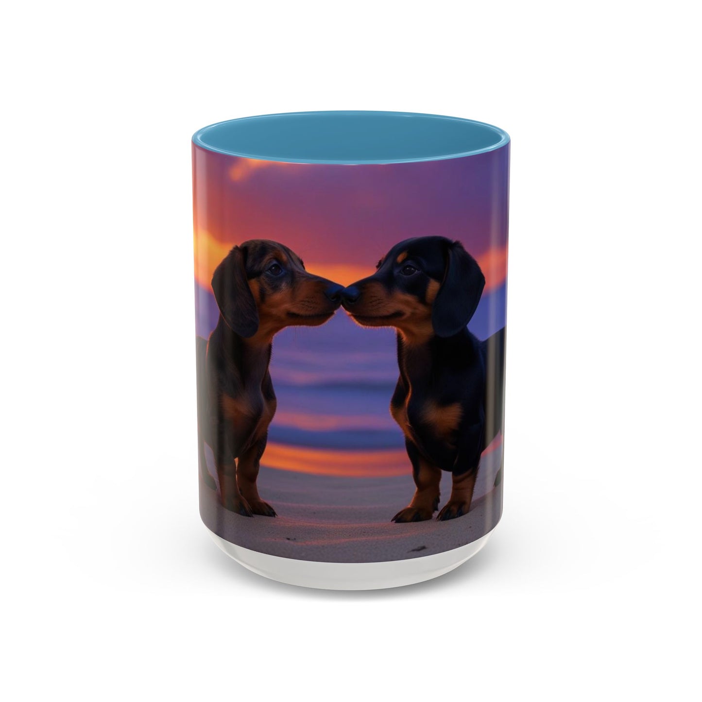 Dachshund Love Accent Coffee Mug - Perfect Gift for Dog Lovers