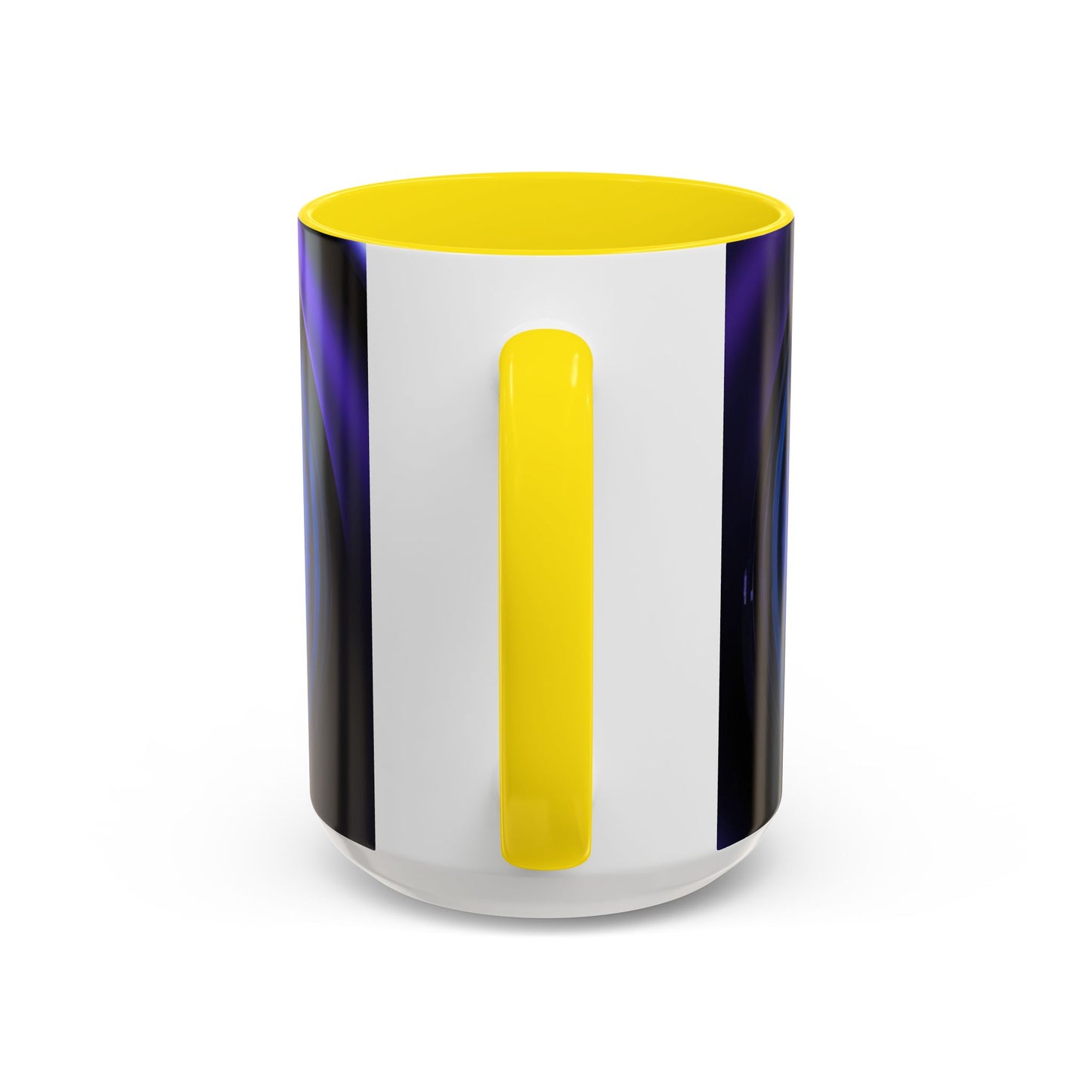 Optical Illusion Accent Mug – Ceramic Coffee Cup