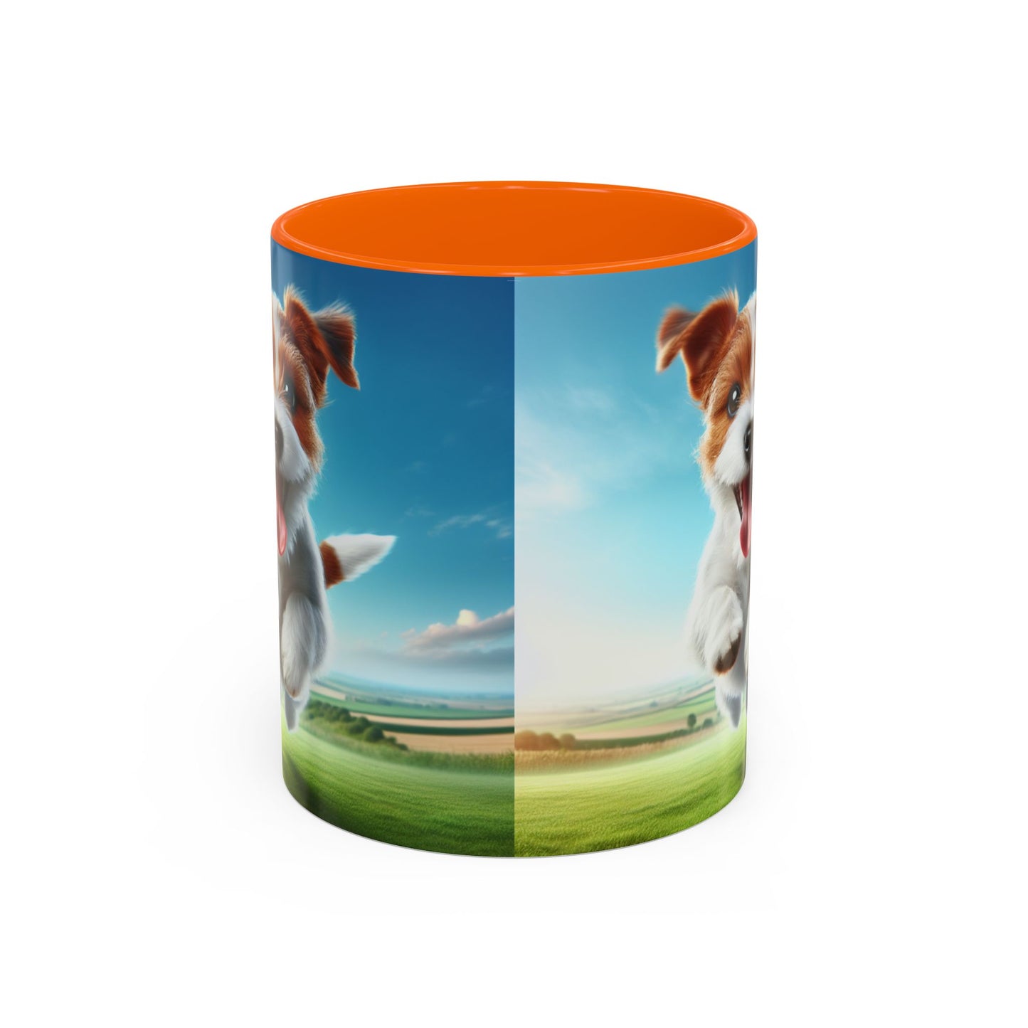 Russell Terrier Accent Coffee Mug - Perfect Gift for Dog Lovers