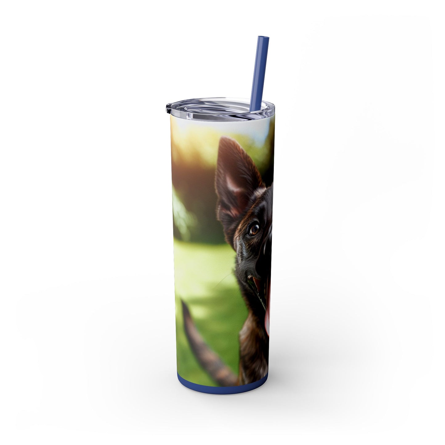 Dutch Shepherd Dog Tumbler with Straw, 20oz