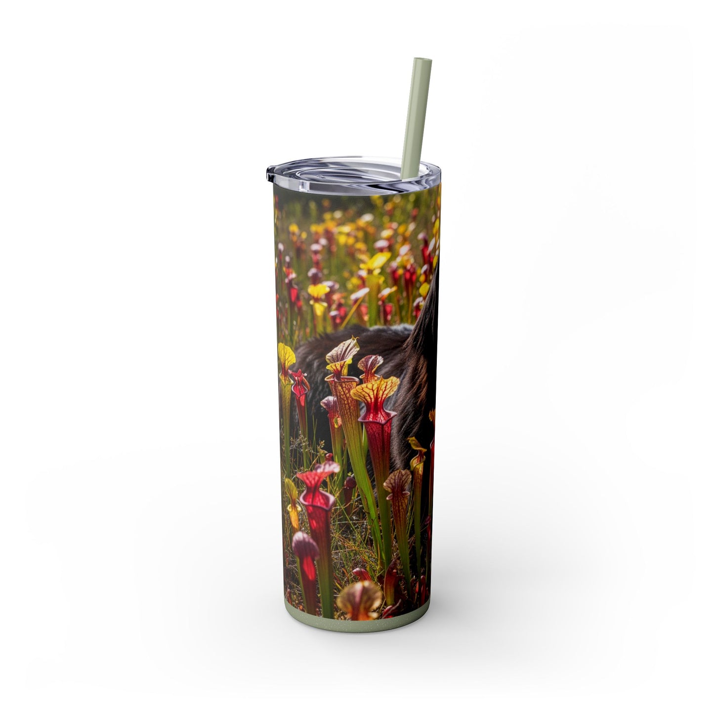 Newfoundland Skinny Tumbler with Straw, 20oz