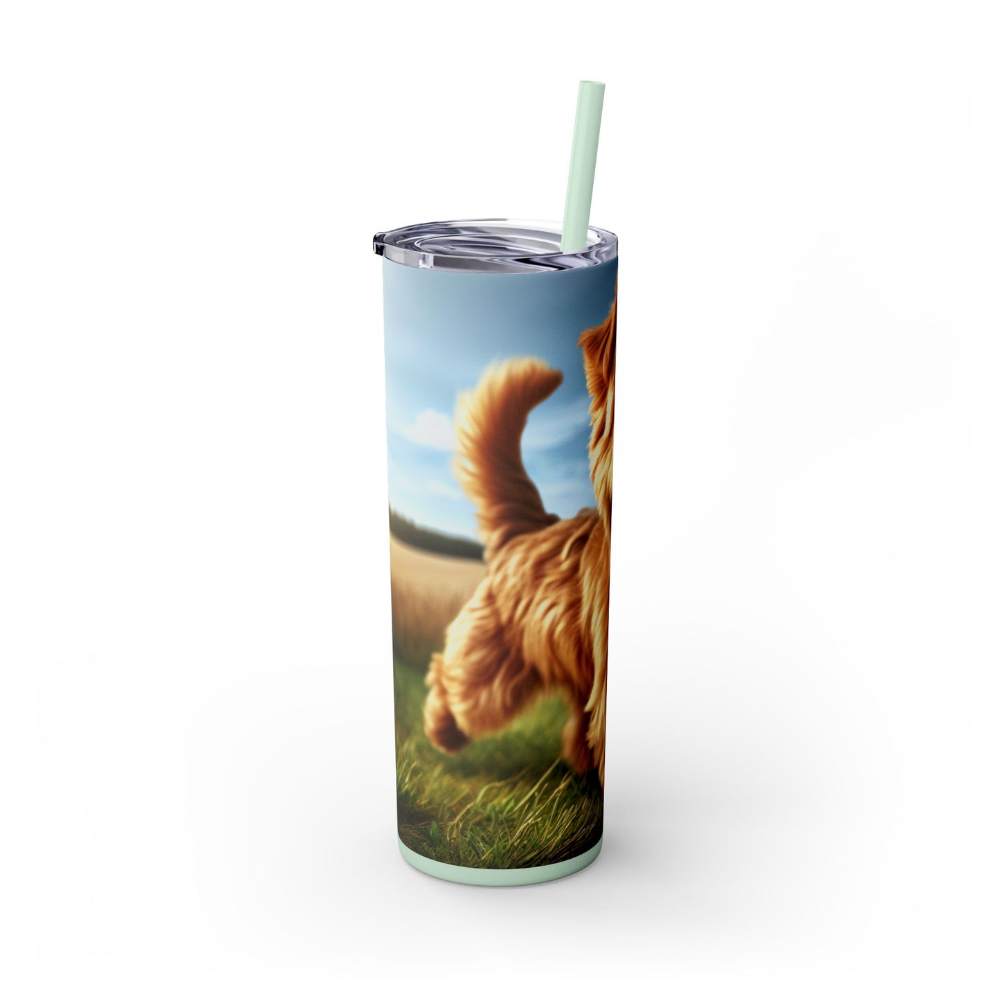 Norfolk Terrier Tumbler with Straw, 20oz