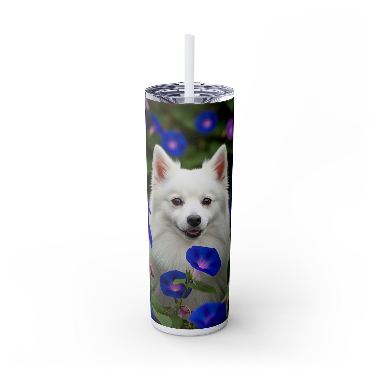 Japanese Spitz Tumbler with Straw, 20oz