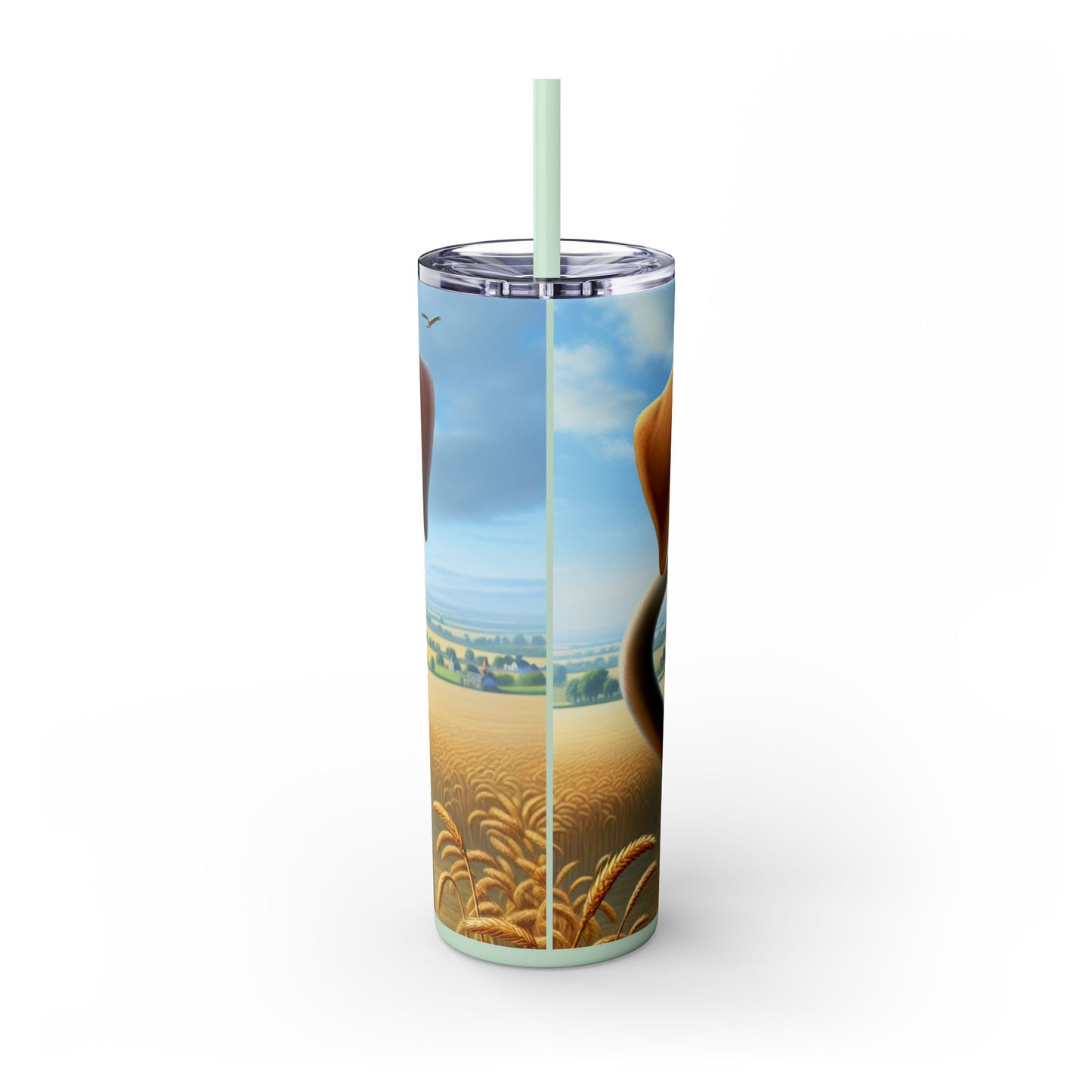 Banjara Hound Tumbler with Straw, 20oz