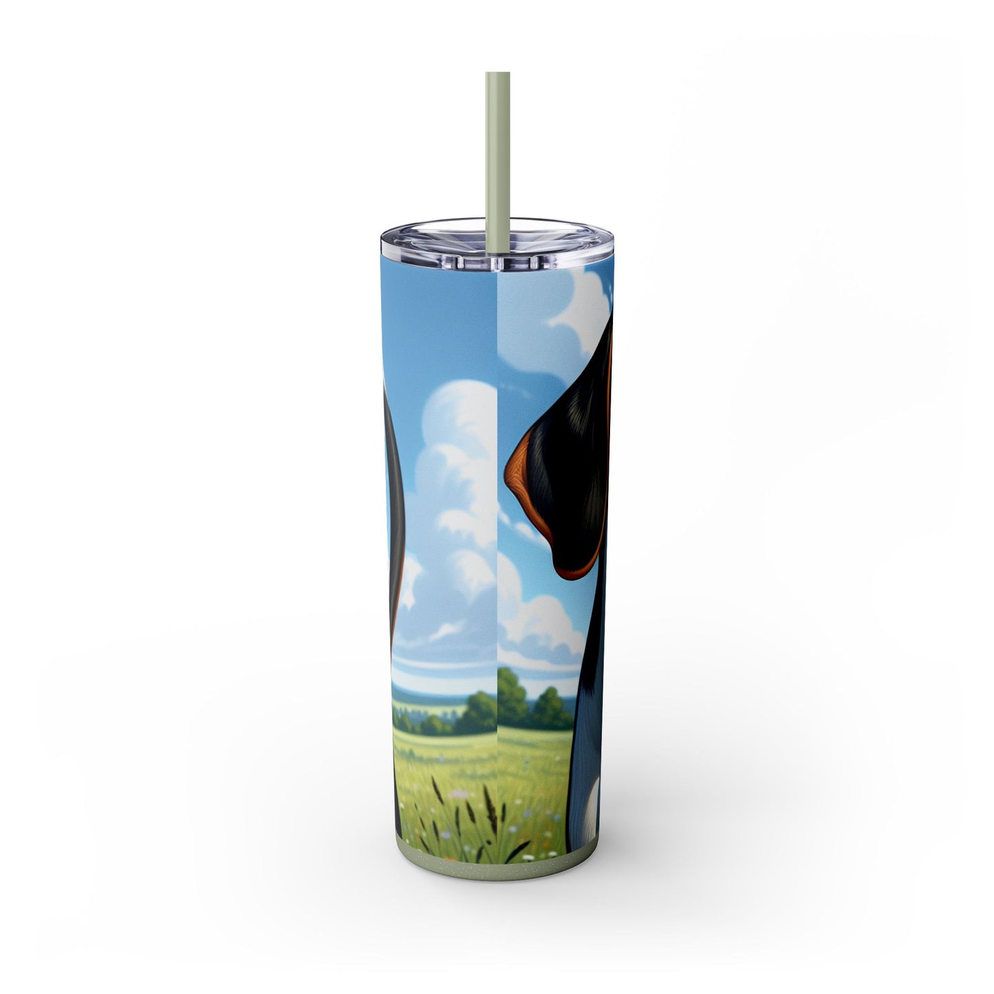 Treeing Walker Coonhound Tumbler with Straw, 20oz
