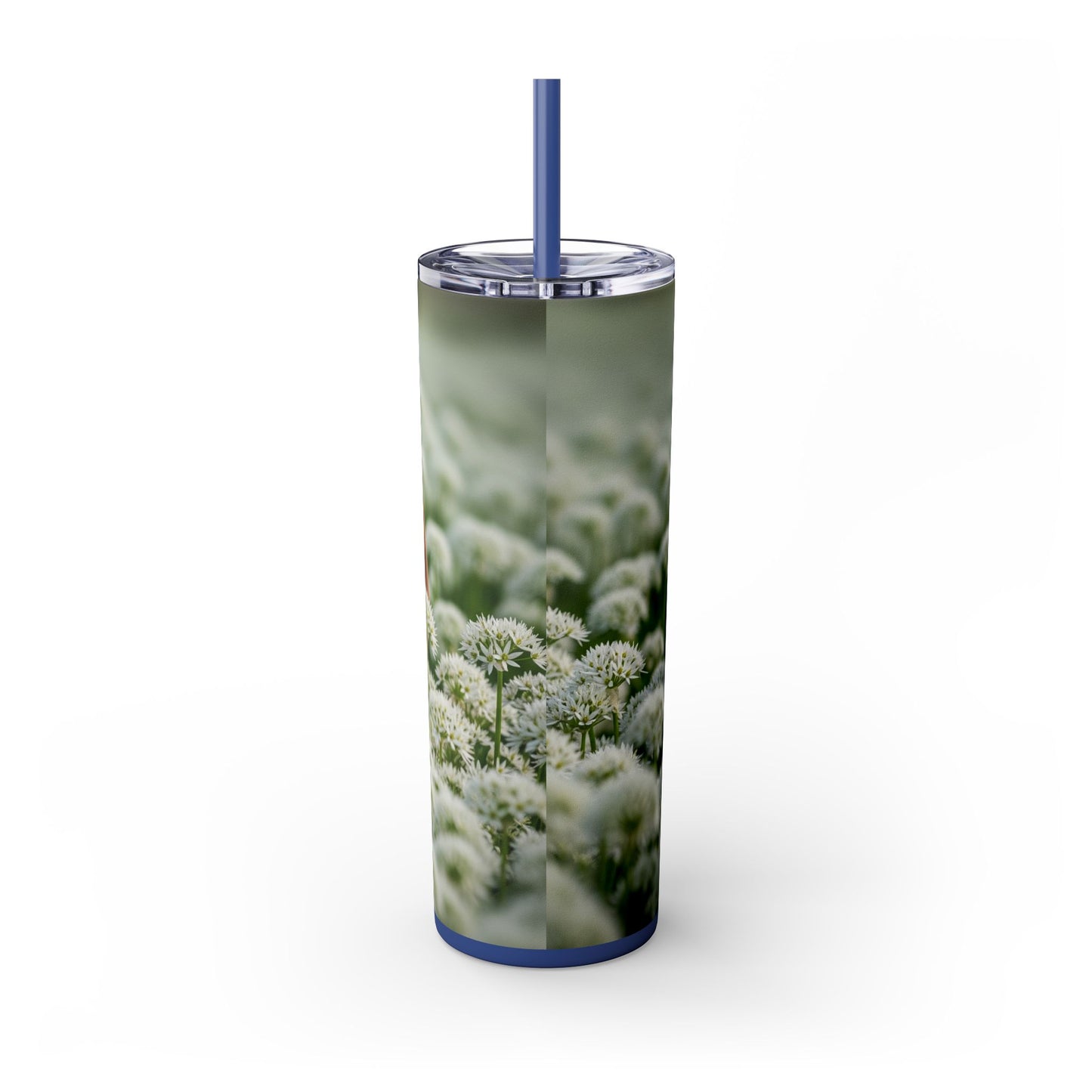 Petit Basset Griffon Vendeen Skinny Tumbler with Straw, 20oz