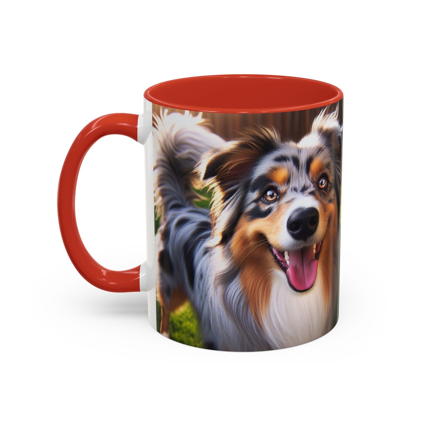Australian Shepherd Accent Coffee Mug - Perfect Gift for Dog Lovers