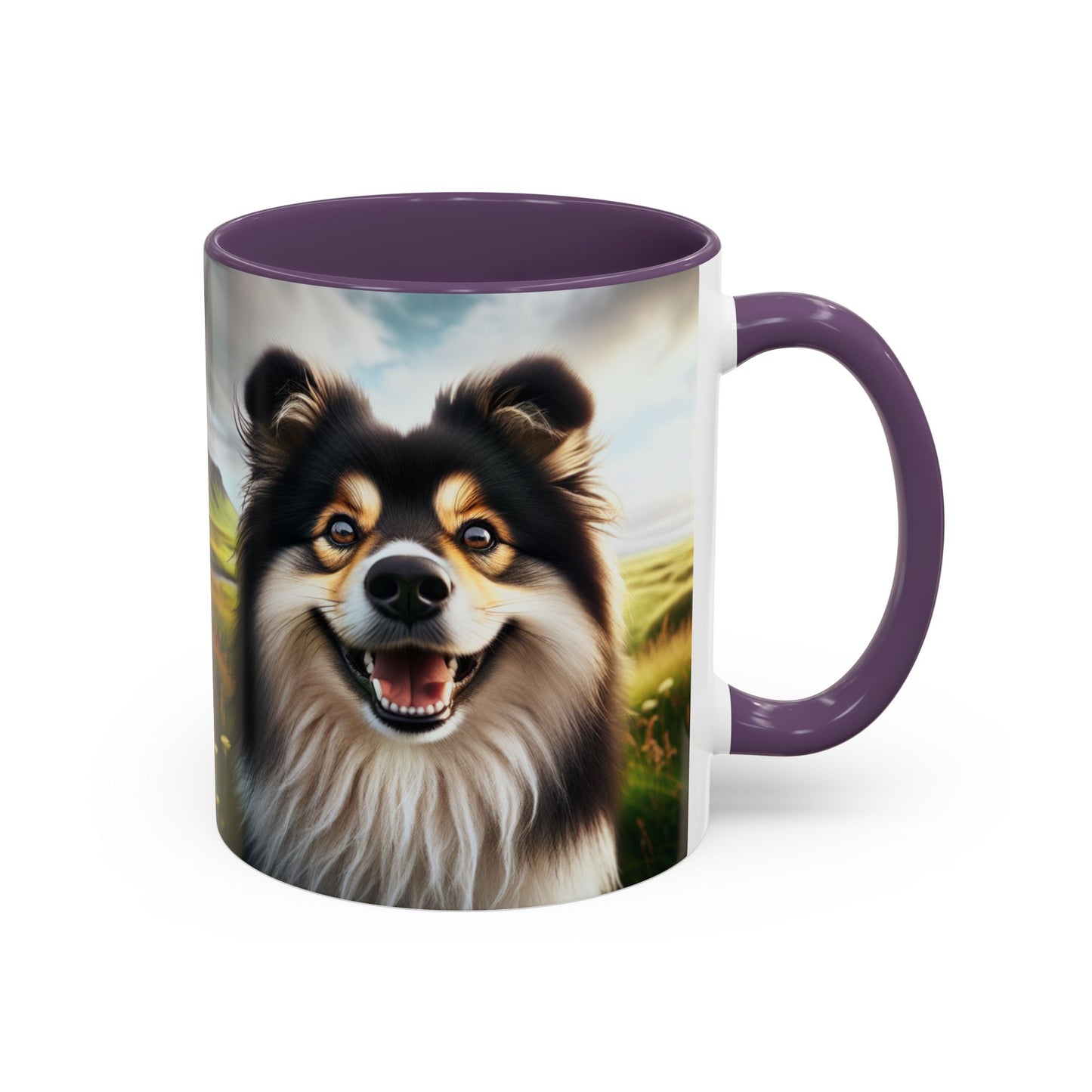 Icelandic Sheepdog Accent Coffee Mug - Perfect Gift for Dog Lovers