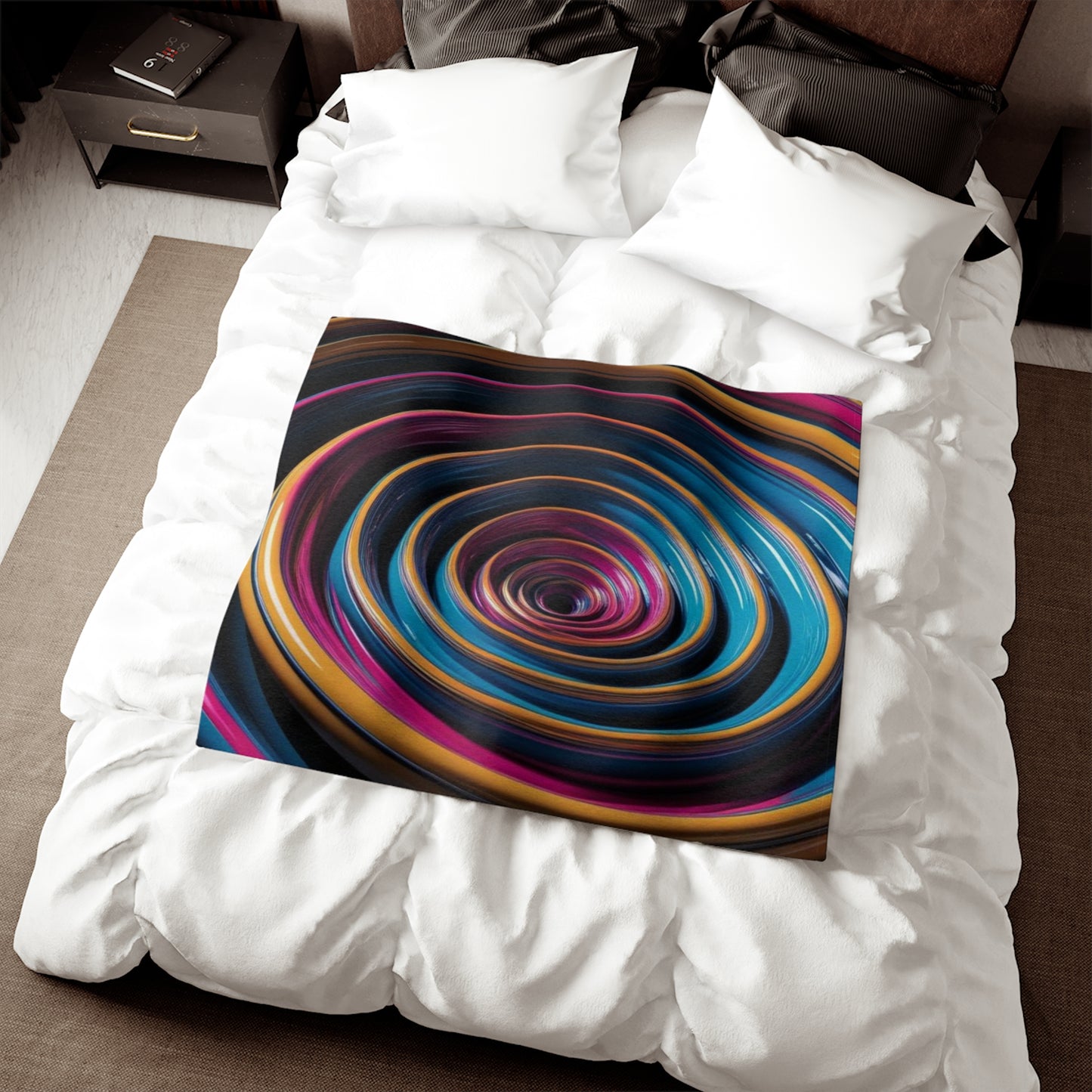 Optical Illusion Sweatshirt Blanket