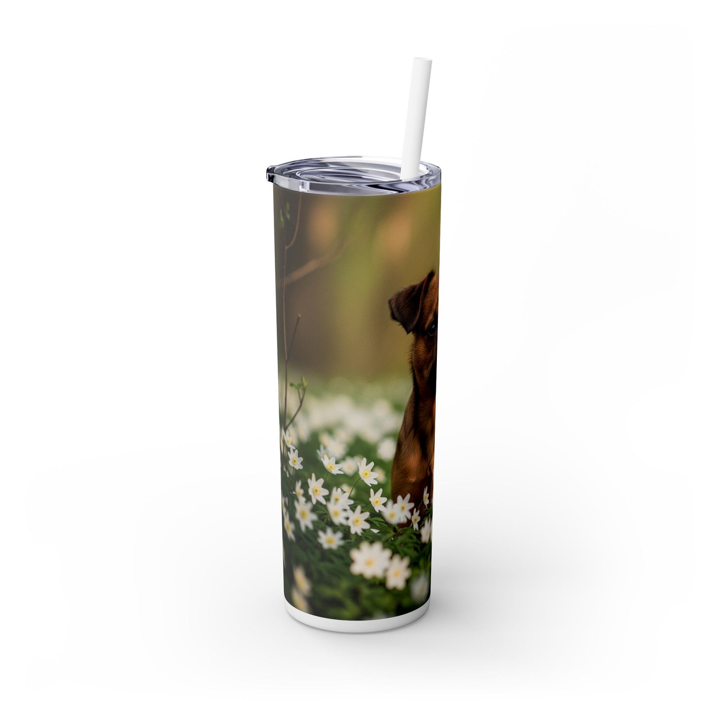 Brussels Griffon Tumbler with Straw, 20oz