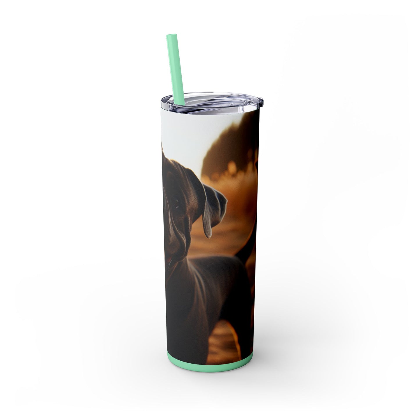 Cane Corso Tumbler with Straw, 20oz