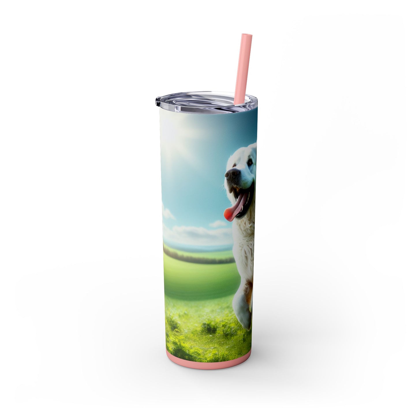 Kuvasz Tumbler with Straw, 20oz